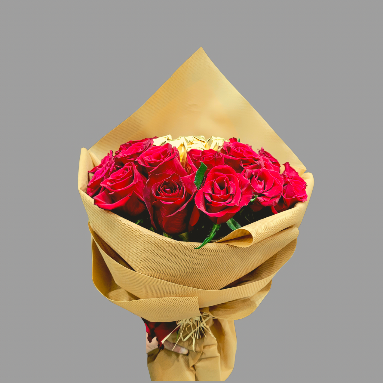Alternative view of 25 Red Roses Bouquet