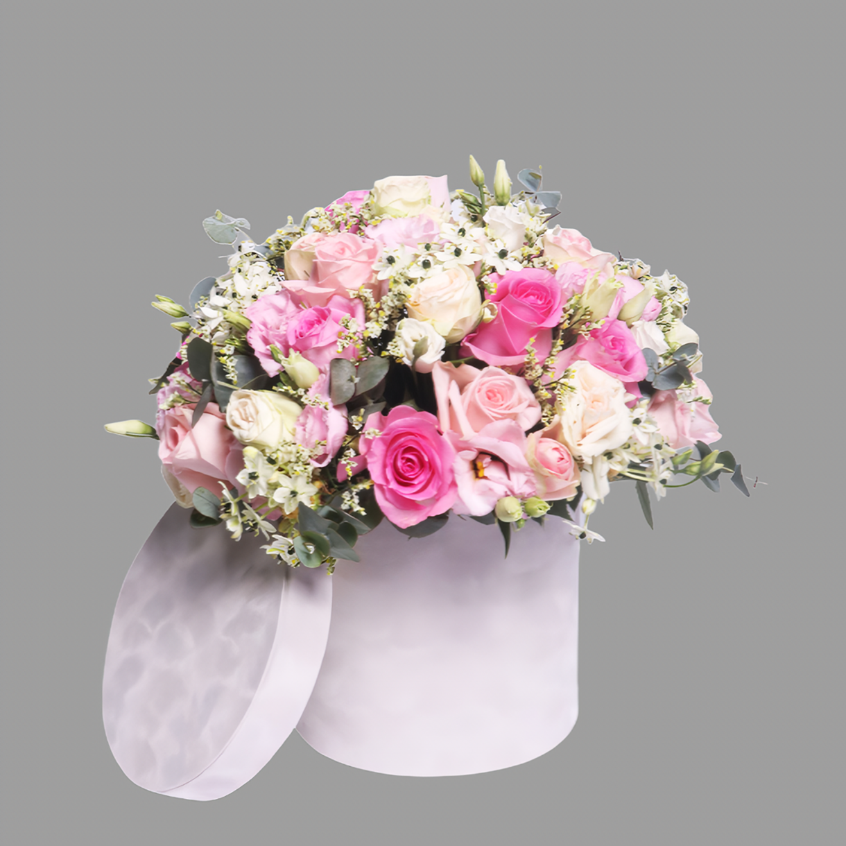 Mix Flowers pink box